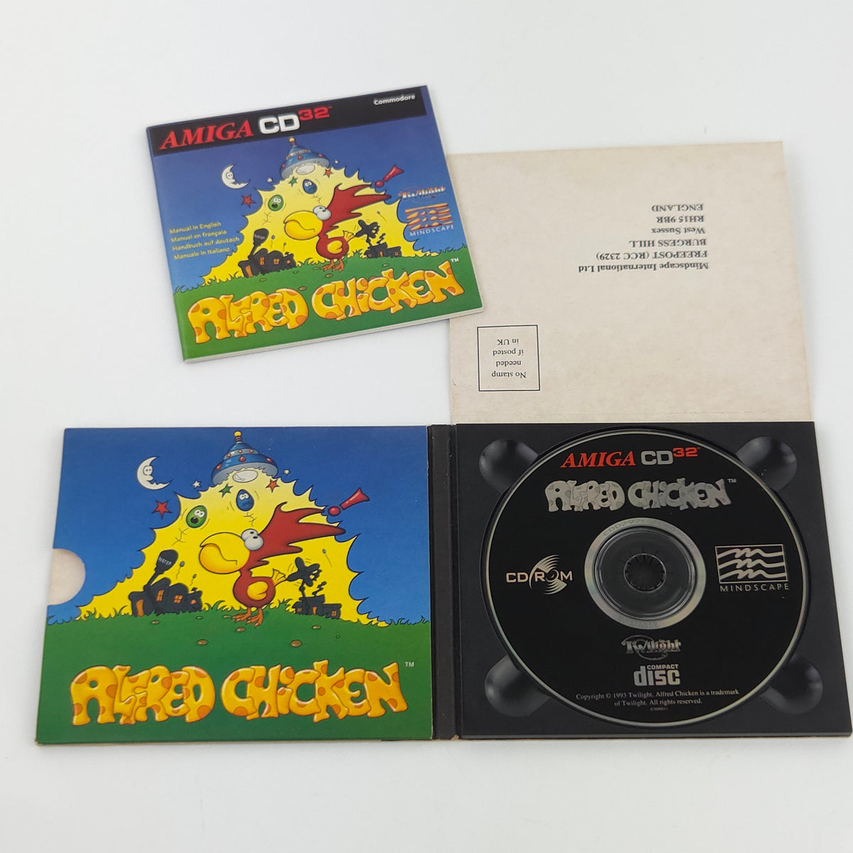 Commodore Amiga CD32 Spiel – Alfred Chicken OVP