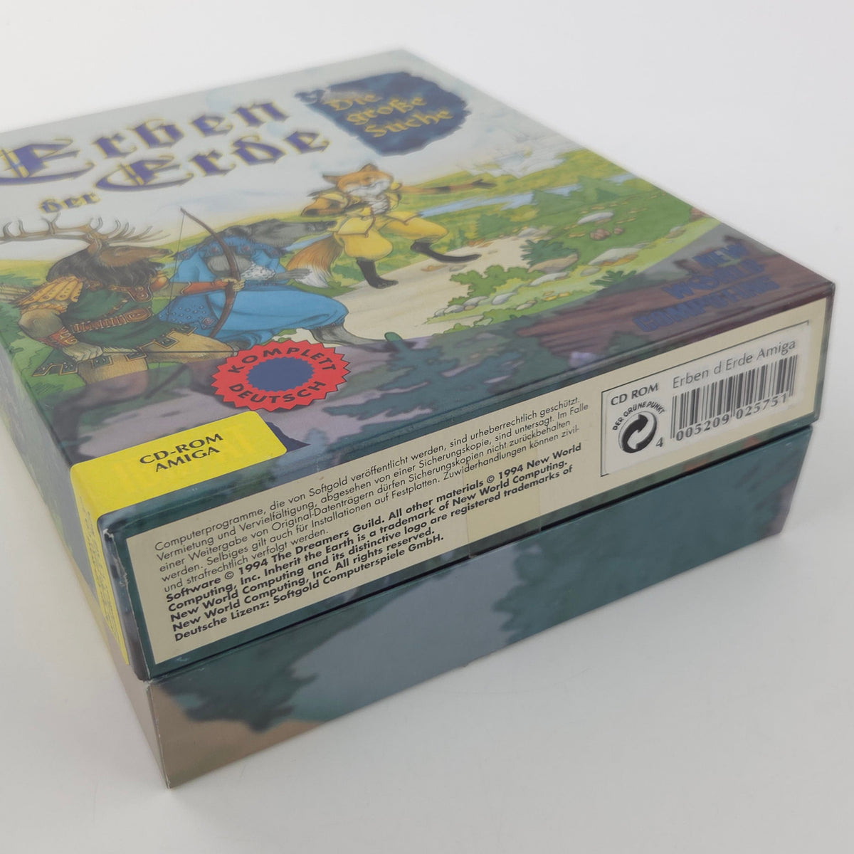 Amiga CD Spiel Erben der Erde Die große Suche OVP PAL