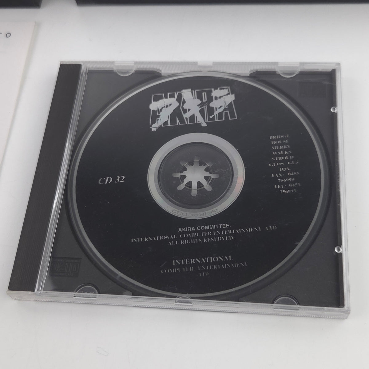 Amiga CD32 Spiel Akira Big Box OVP PAL Computer Retro