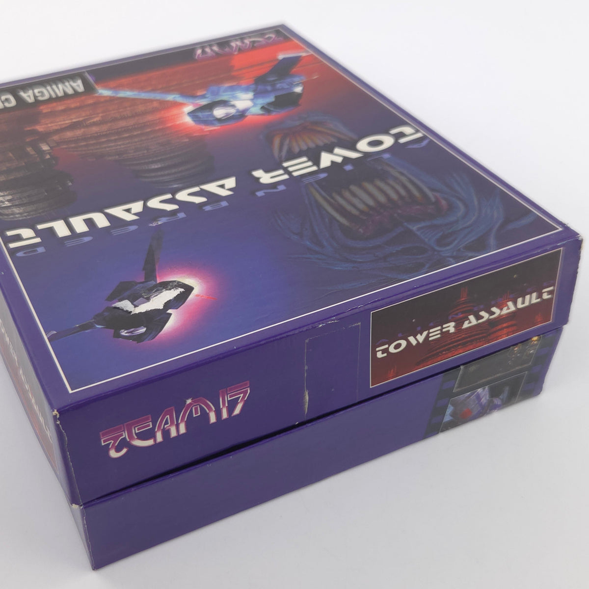 Amiga CD32 Spiel Alien Breed Tower Assault Big Box OVP