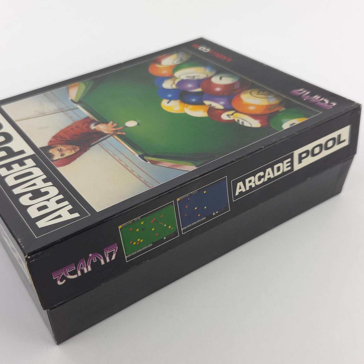 Amiga CD32 Spiel Arcade Pool Team17 Big Box OVP PAL