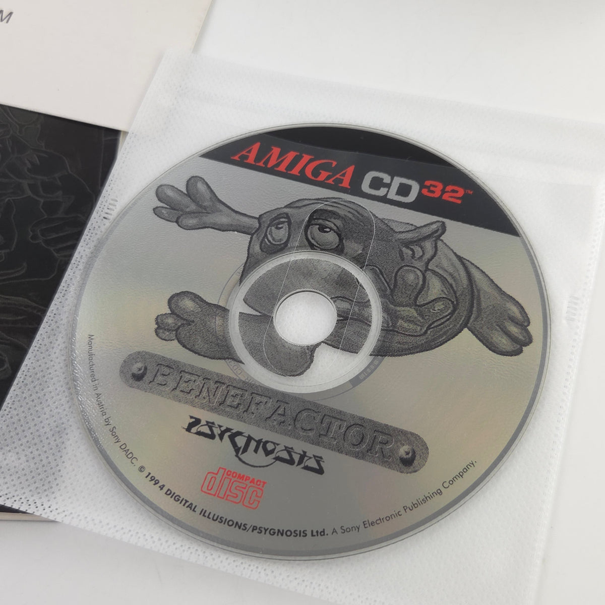 Amiga CD32 Spiel Benefactor Big Box OVP PAL Psygnosis