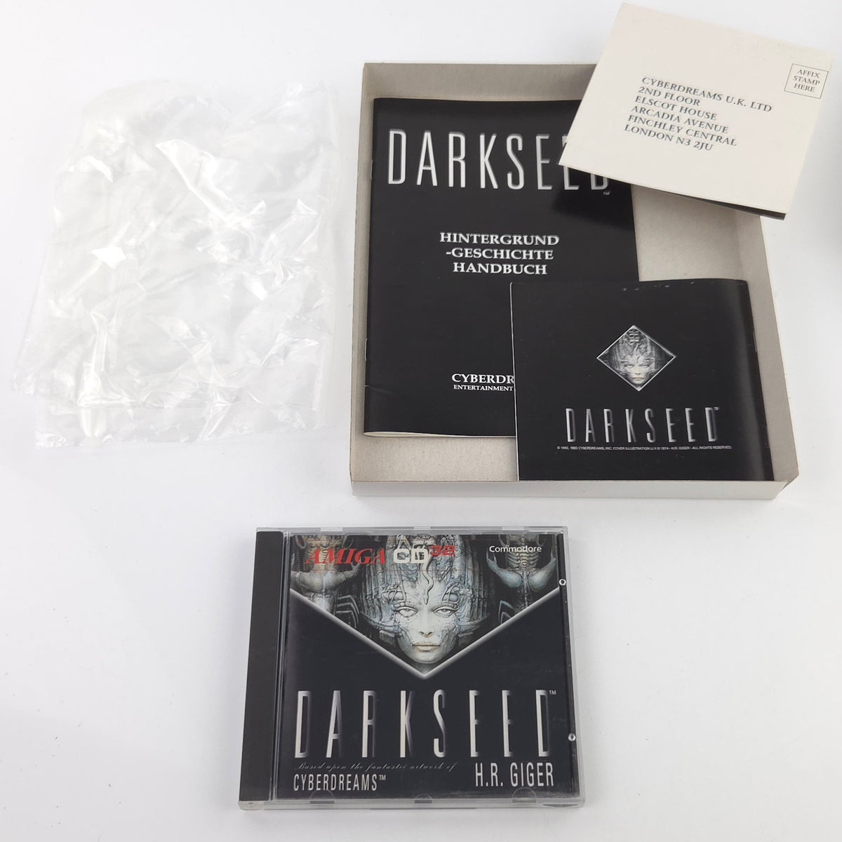 Amiga CD32 Spiel Darkseed Big Box OVP PAL Cyberdreams