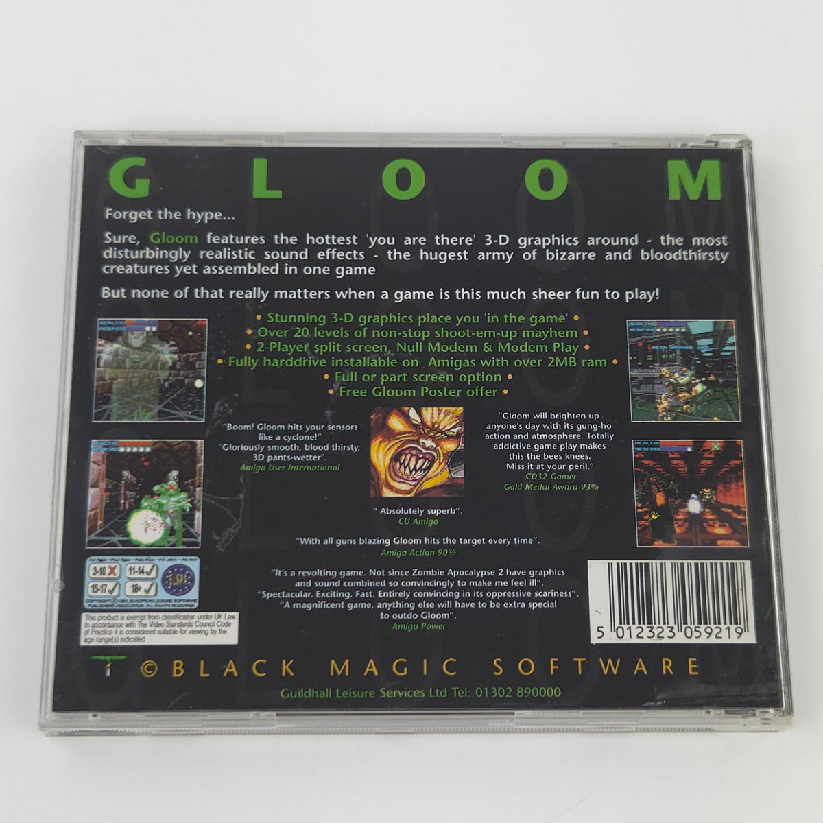 Commodore Amiga CD32 Spiel – Gloom (OVP PAL)