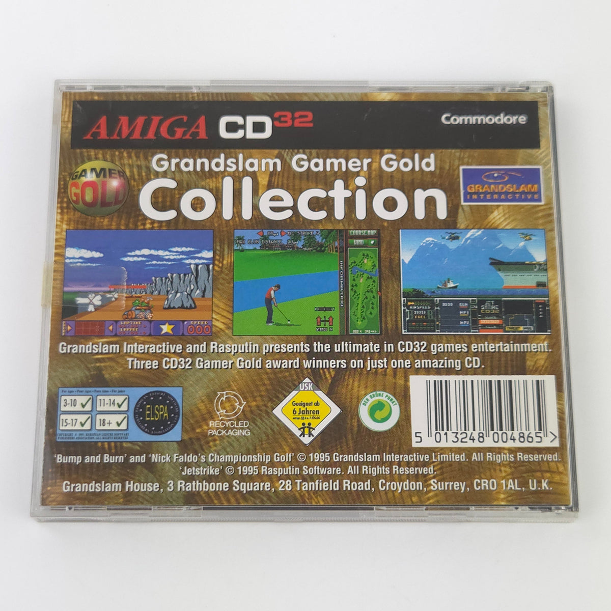 Amiga CD32 Spiel – Grandslam Gamer Gold (OVP PAL)