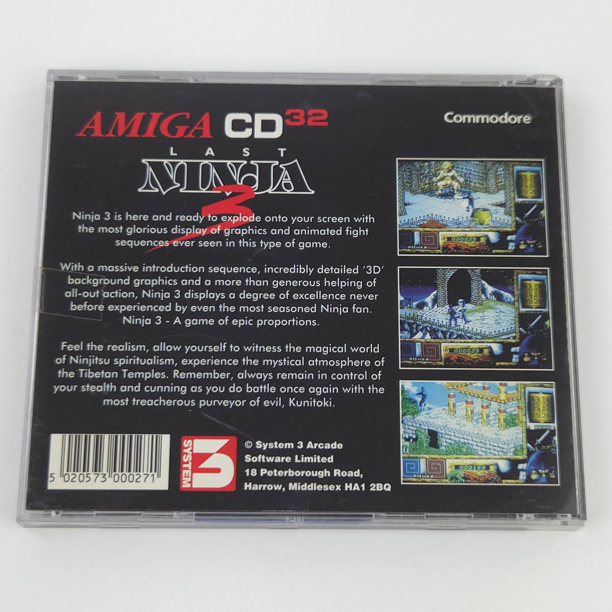 Commodore Amiga CD32 Spiel – Last Ninja 3 (OVP PAL)