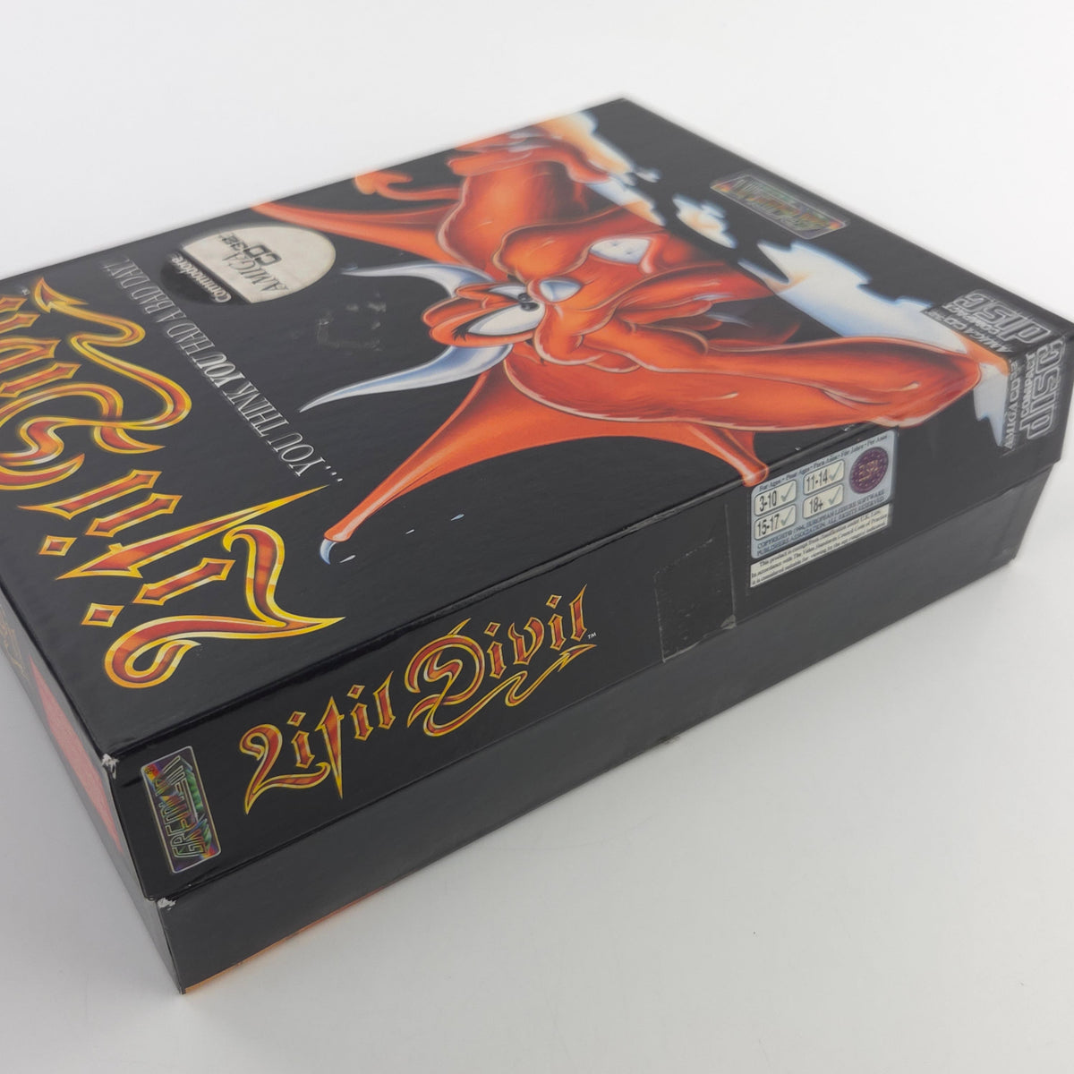 Amiga CD32 Spiel Litil Divil Big Box OVP PAL Gremlin