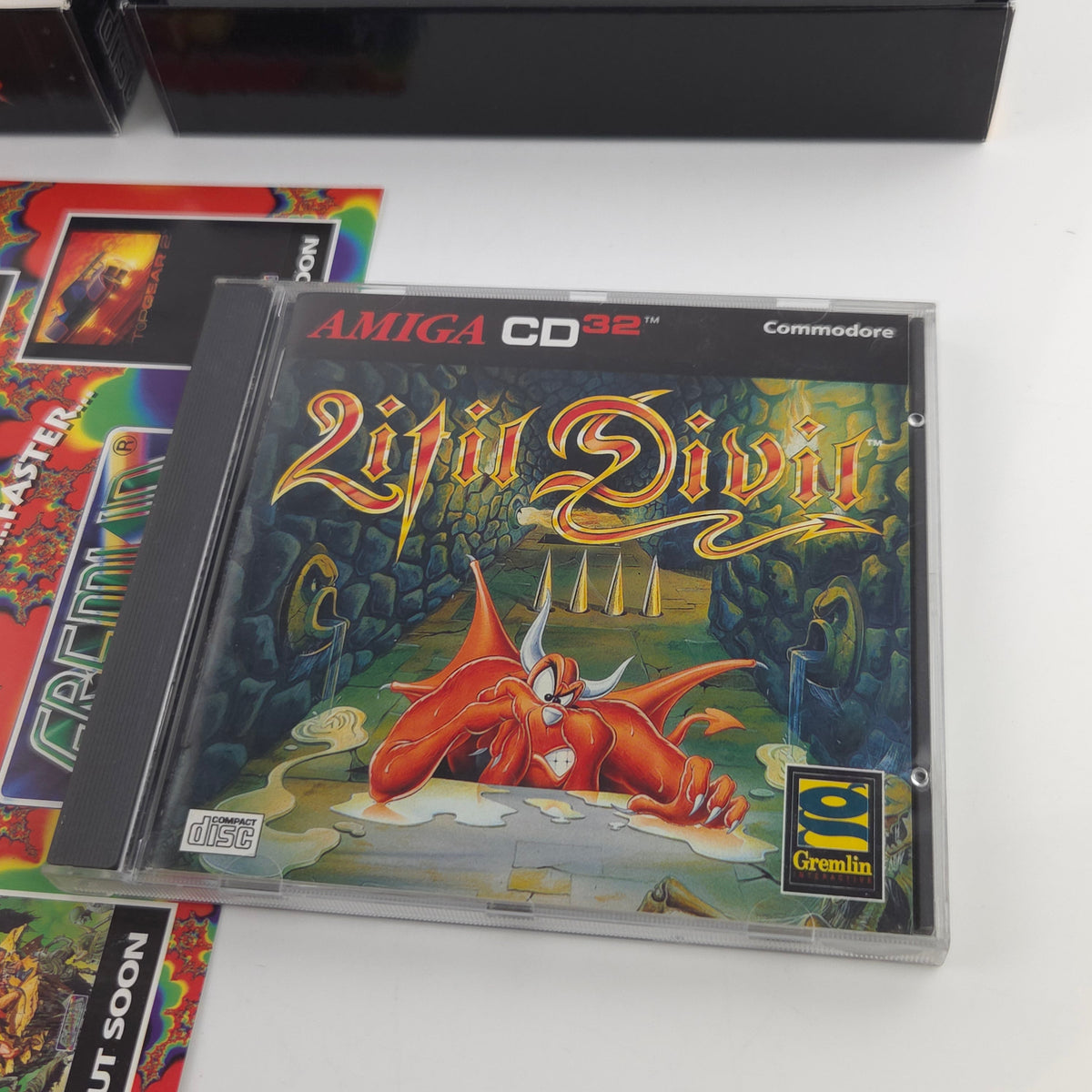 Amiga CD32 Spiel Litil Divil Big Box OVP PAL Gremlin