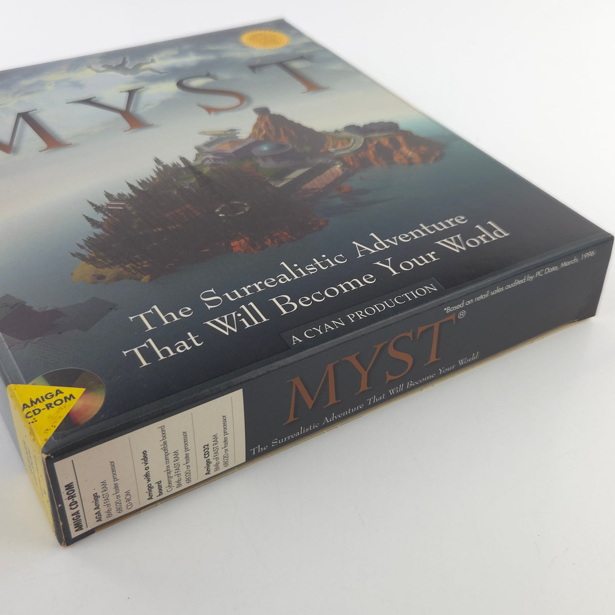 Amiga CD32 Spiel Myst Big Box OVP PAL Cyan 1996