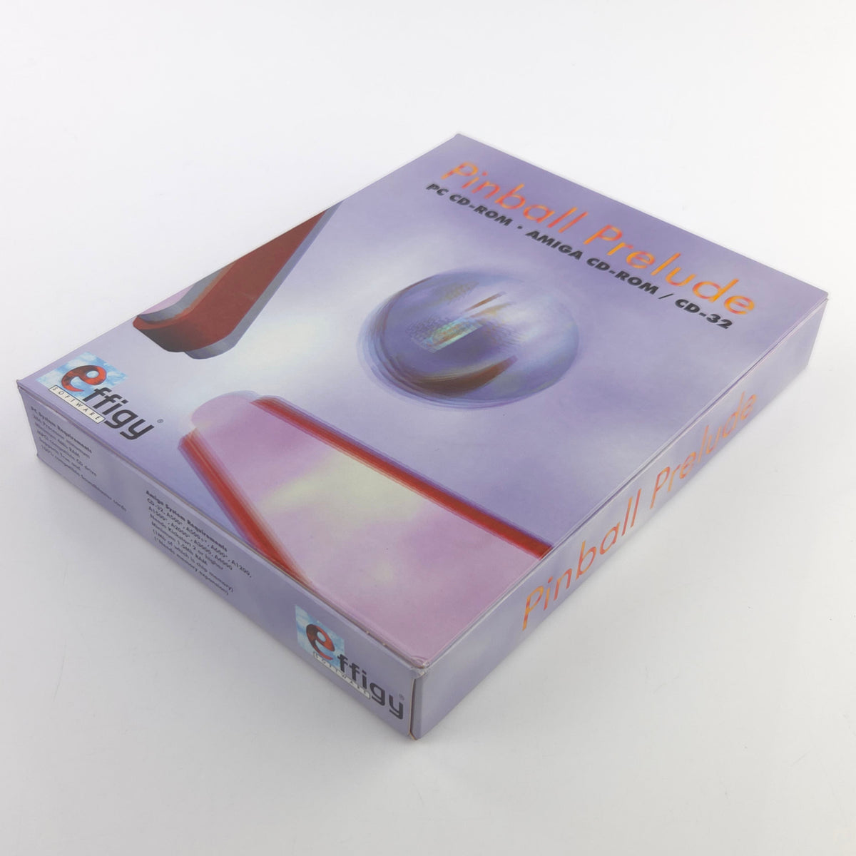 Amiga CD32 Spiel Pinball Prelude Big Box OVP PAL Effigy