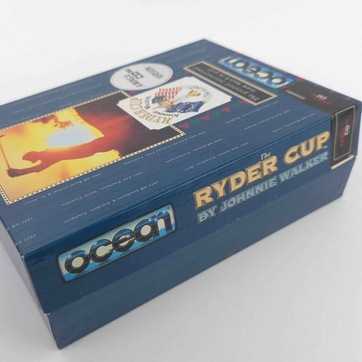 Amiga CD32 Spiel Ryder Cup Johnnie Walker Big Box OVP PAL