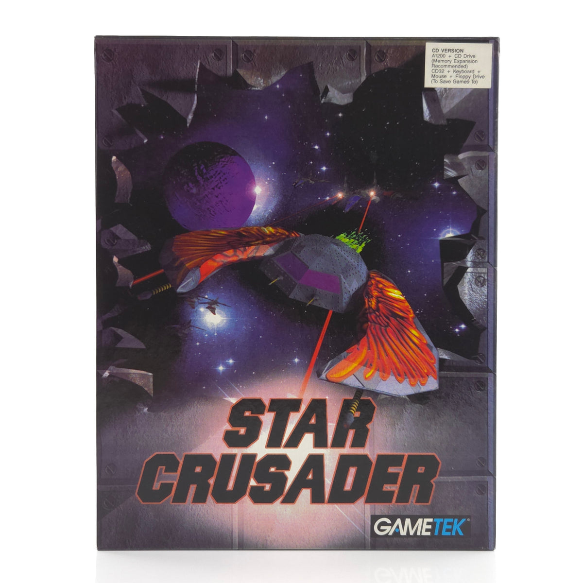 Amiga CD32 Spiel Star Crusader Big Box OVP PAL Gametek