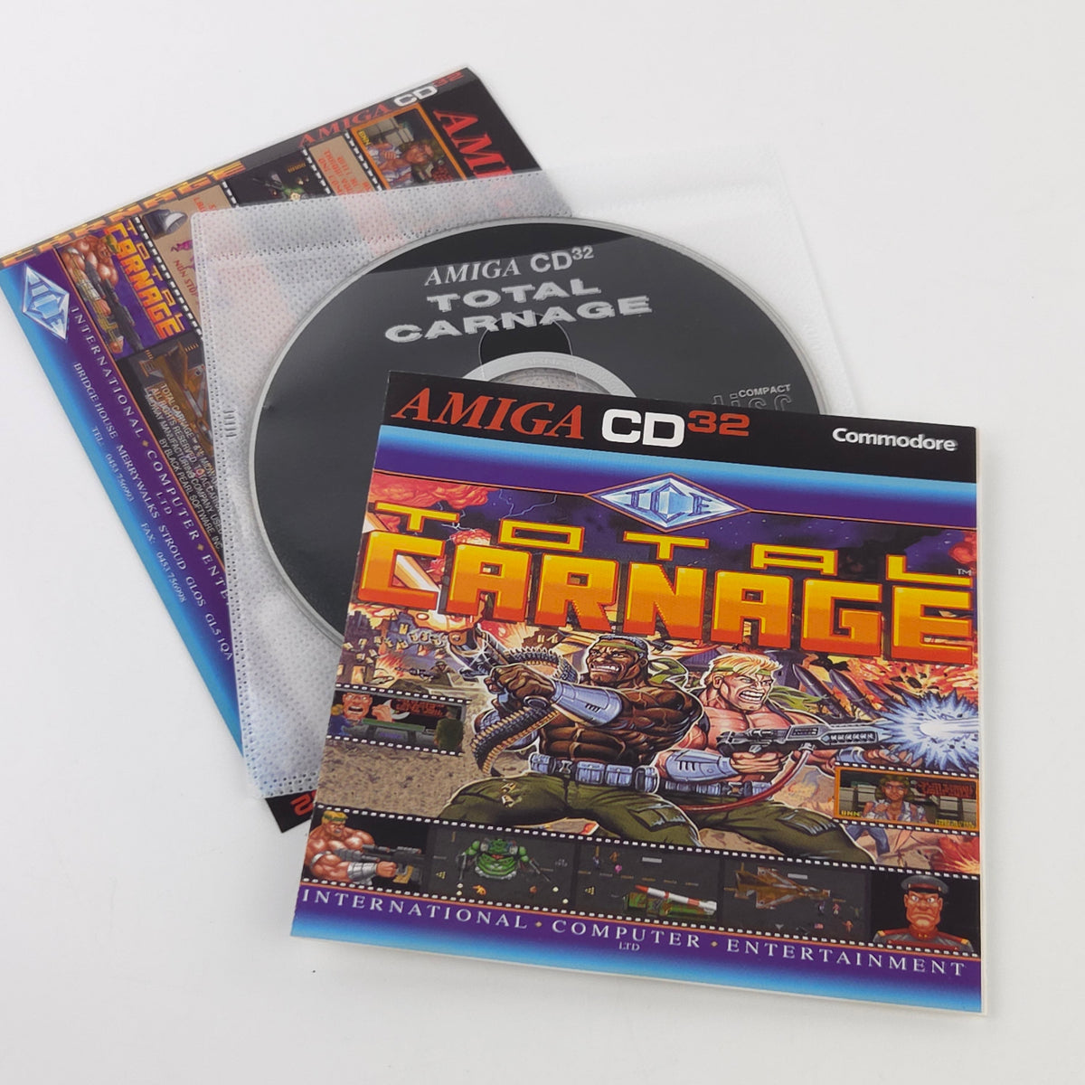 Commodore Amiga CD32 Spiel – Total Carnage OVP PAL