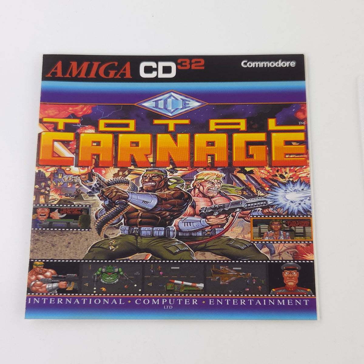 Commodore Amiga CD32 Spiel – Total Carnage OVP PAL