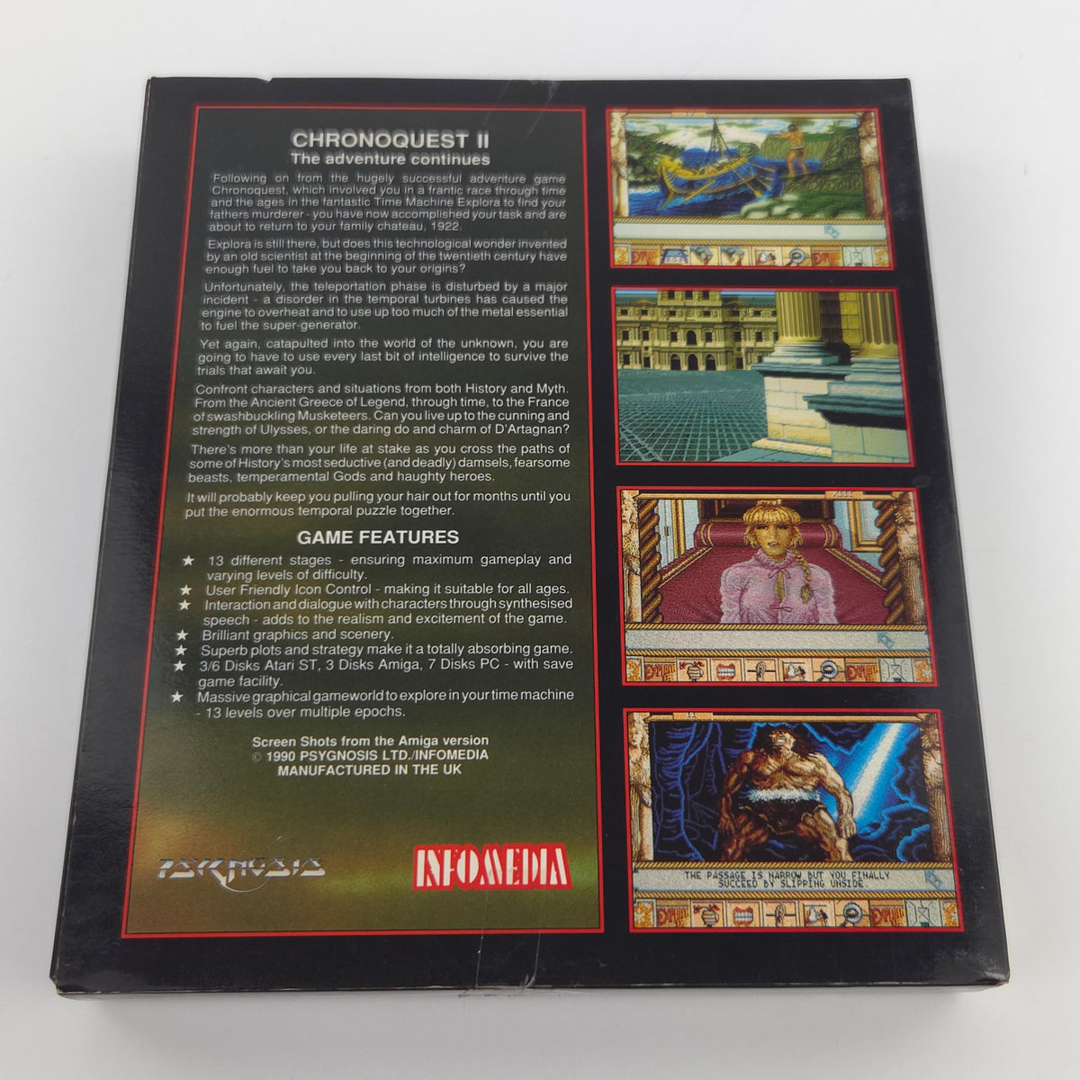 Commodore Amiga Spiel Chrono Quest II Big Box OVP PAL