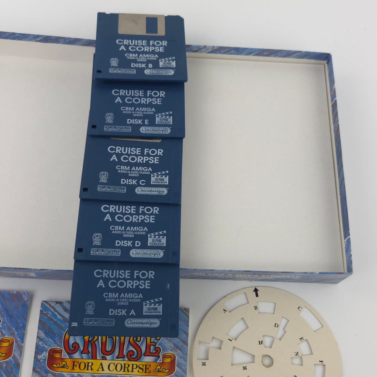 Amiga Spiel Cruise for a Corpse Big Box OVP CBM Diskette