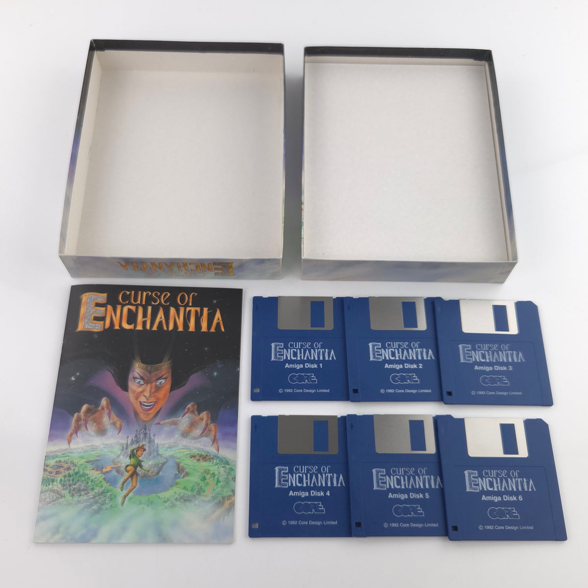 Amiga Spiel Curse of Enchantia Big Box OVP PAL Diskette