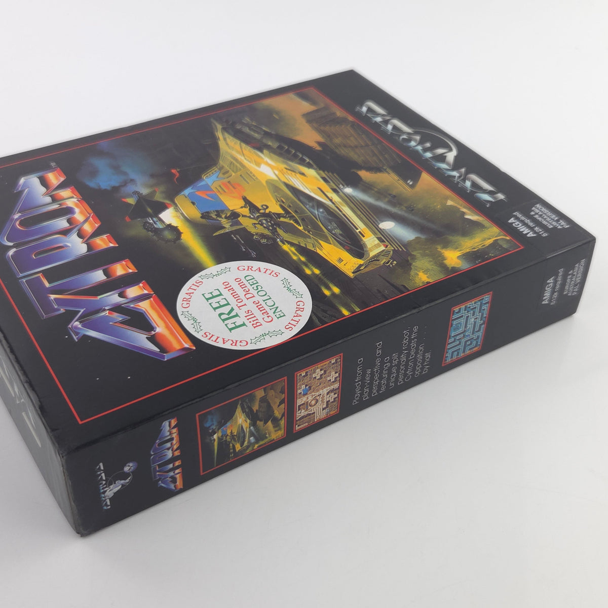 Commodore Amiga Spiel Cytron Demo Big Box OVP PAL Disk