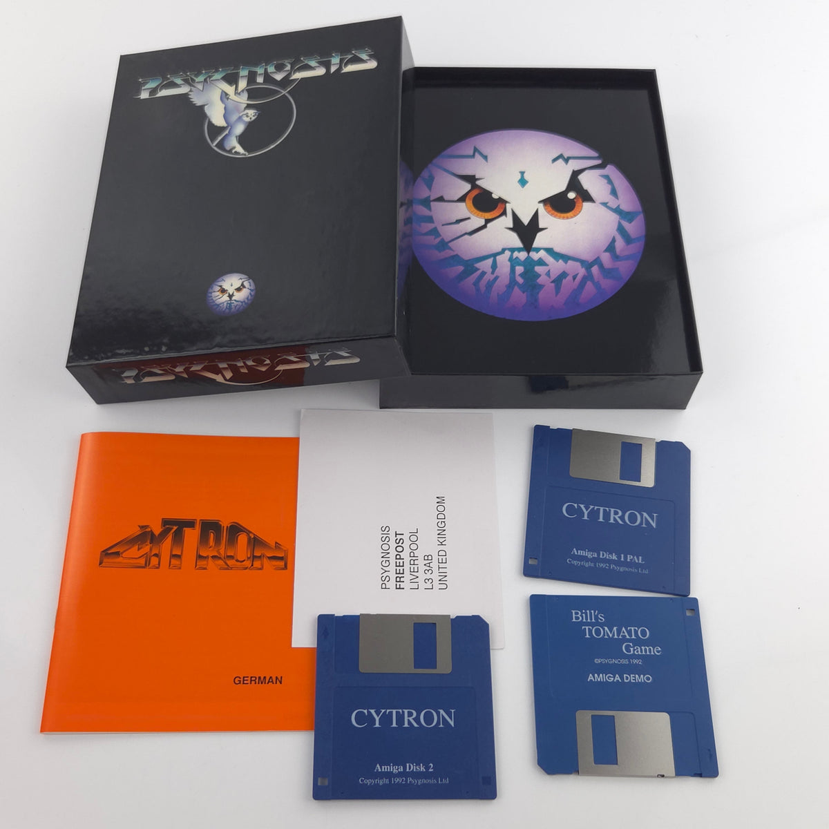 Commodore Amiga Spiel Cytron Demo Big Box OVP PAL Disk