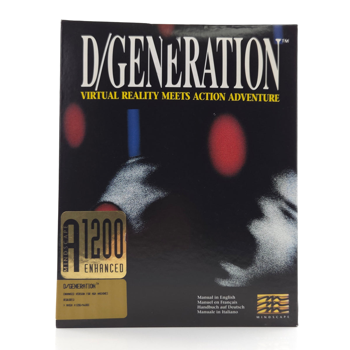 Amiga Spiel D Generation Big Box OVP Mindscape 1993 PAL