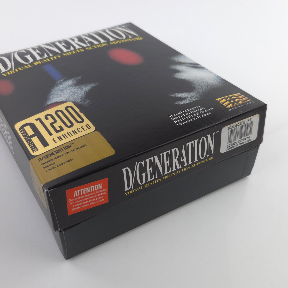 Amiga Spiel D Generation Big Box OVP Mindscape 1993 PAL