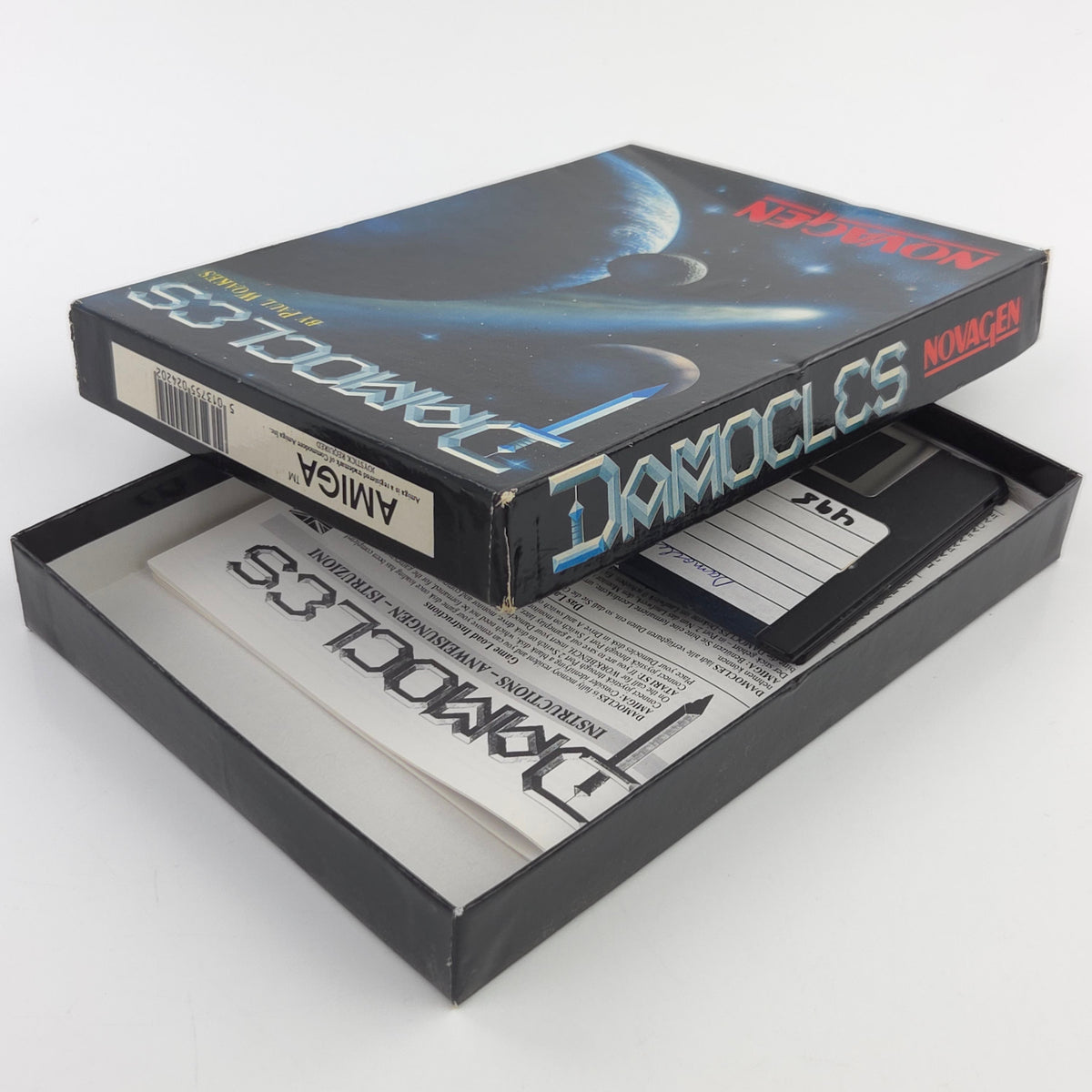 Amiga Spiel Damocles Paul Woakes Novagen OVP PAL Disk