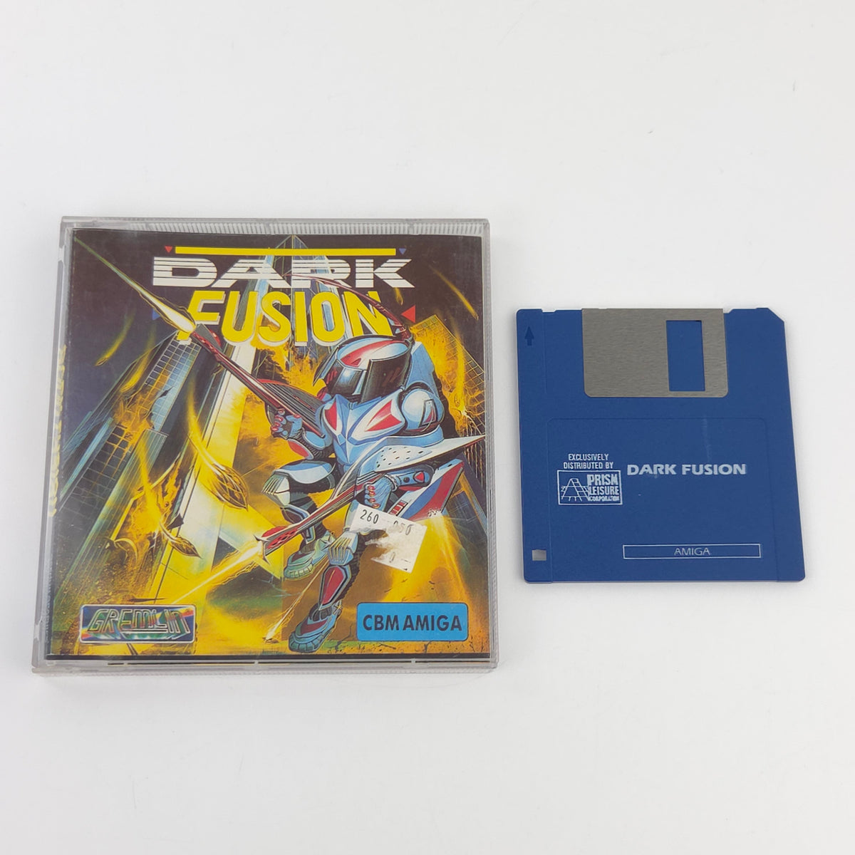 Commodore Amiga Spiel Dark Fusion Jewel Case OVP PAL 1988