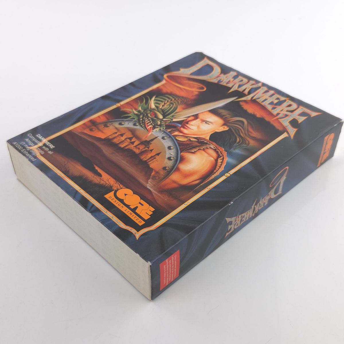 Amiga Spiel Darkmere Big Box OVP PAL Core Design Diskette