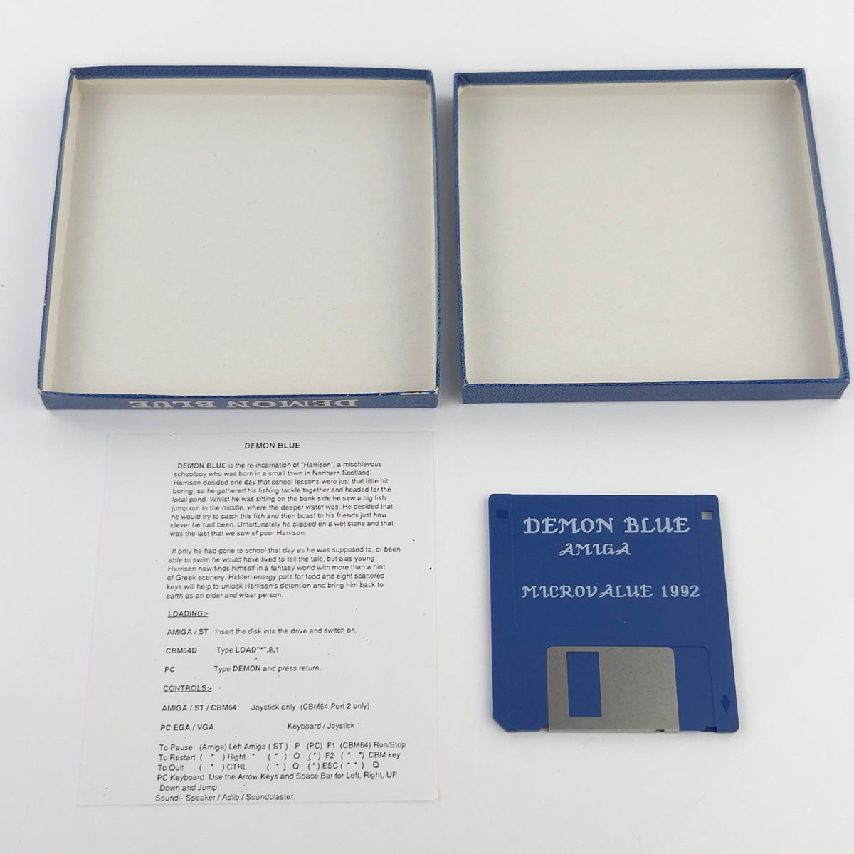 Commodore Amiga Spiel – Demon Blue (OVP PAL)