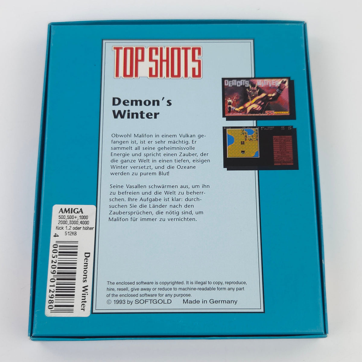 Commodore Amiga Spiel – Demons Winter (OVP PAL)
