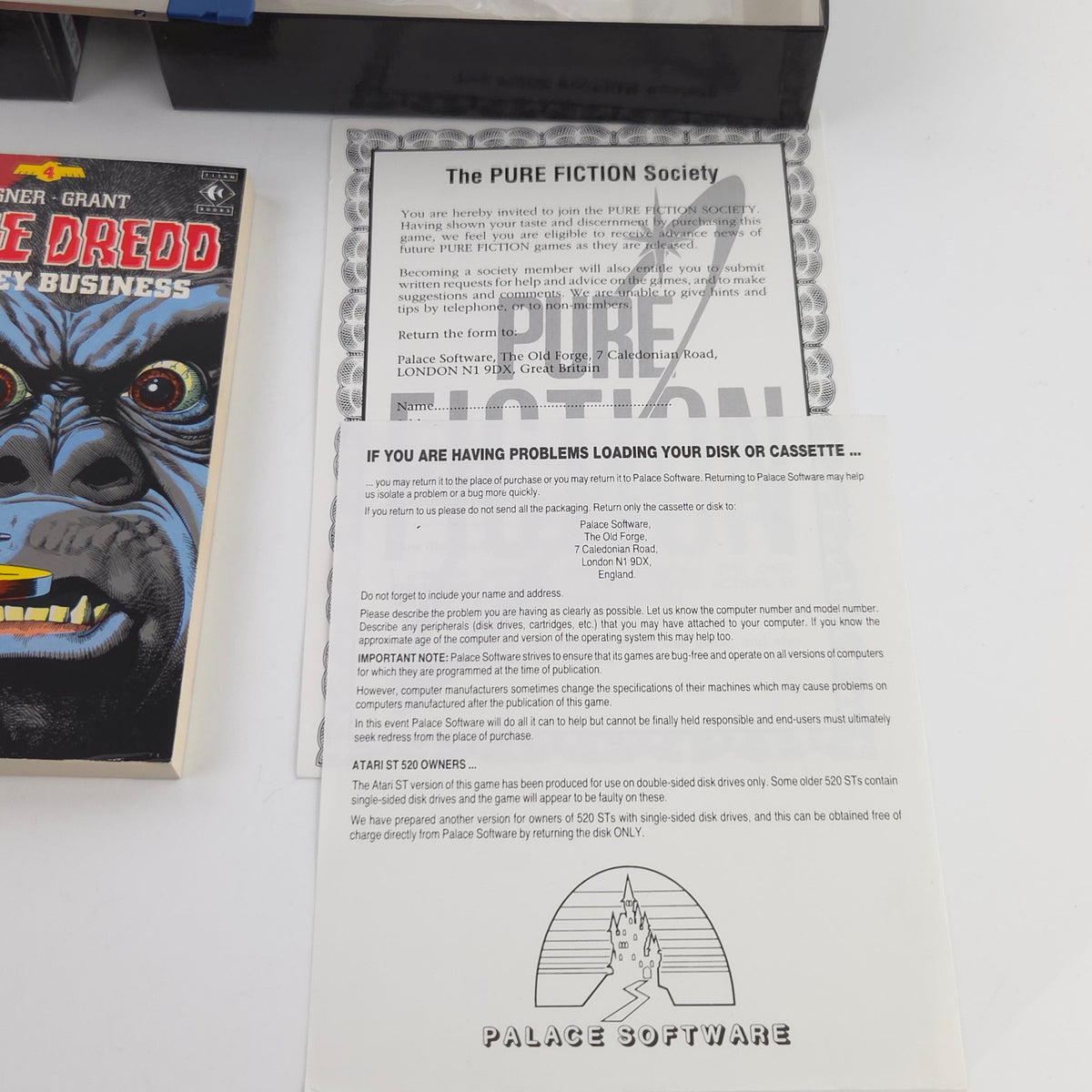 Amiga Spiel Demoniak Big Box OVP CBM PAL Palace 1991