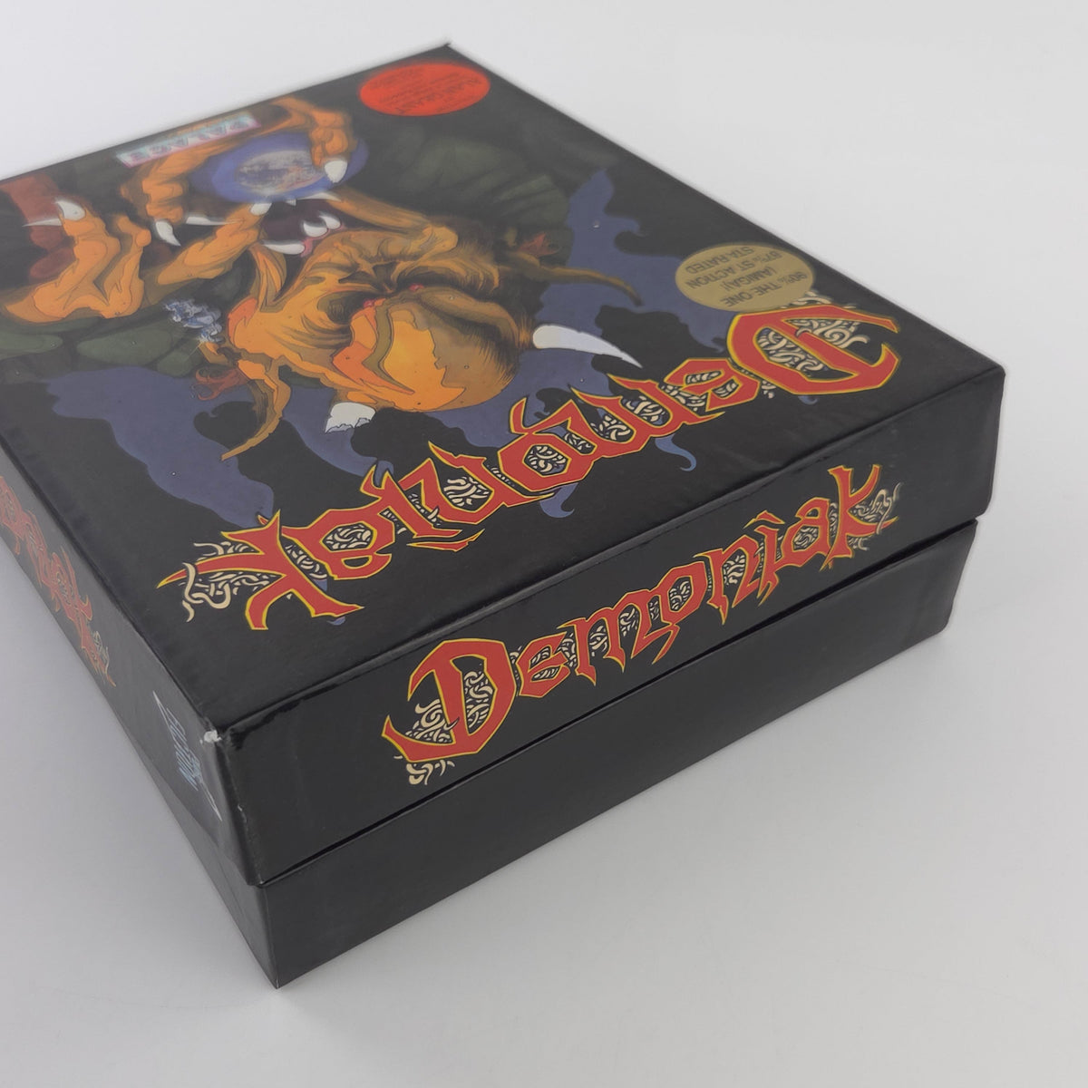 Amiga Spiel Demoniak Big Box OVP CBM PAL Palace 1991