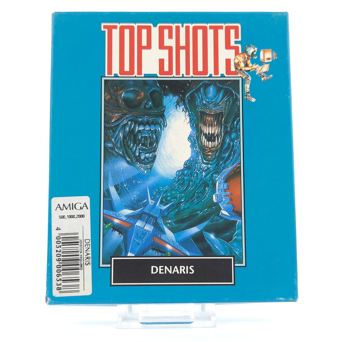 Amiga Spiel Denaris Top Shots OVP CBM DISK PAL Rainbow Arts