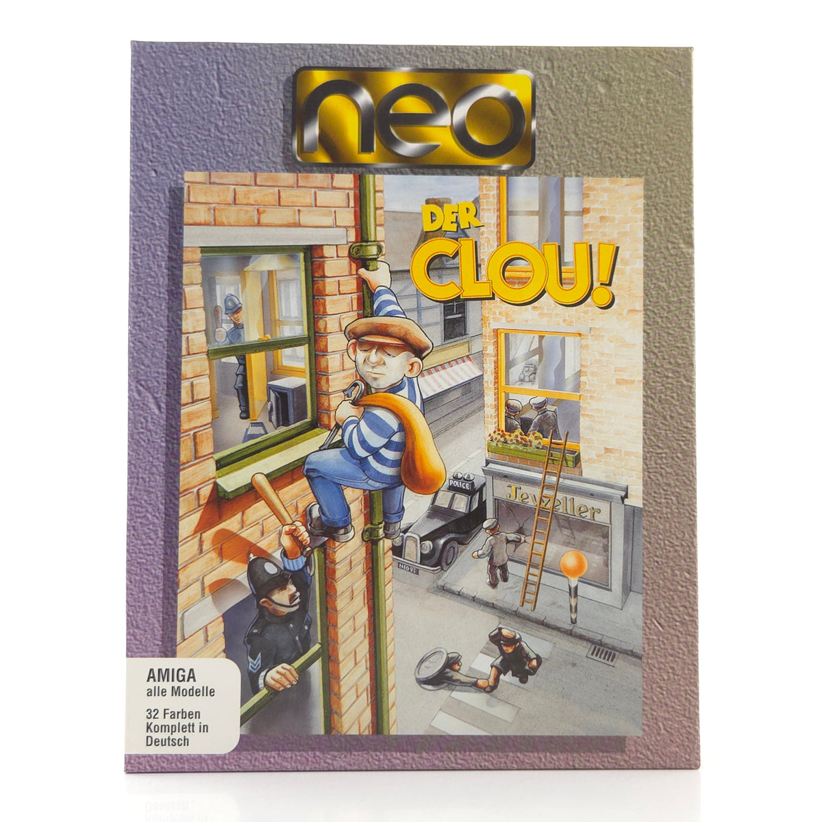 Commodore Amiga Spiel Der Clou Big Box OVP PAL Diskette