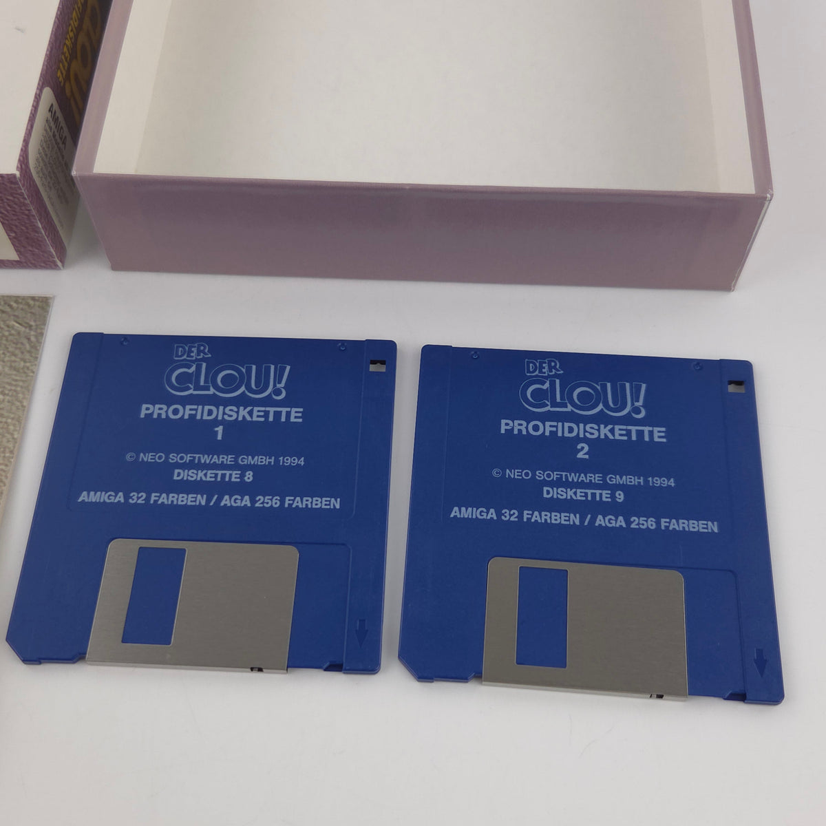 Amiga Spiel Der Clou Profidiskette Big Box OVP PAL