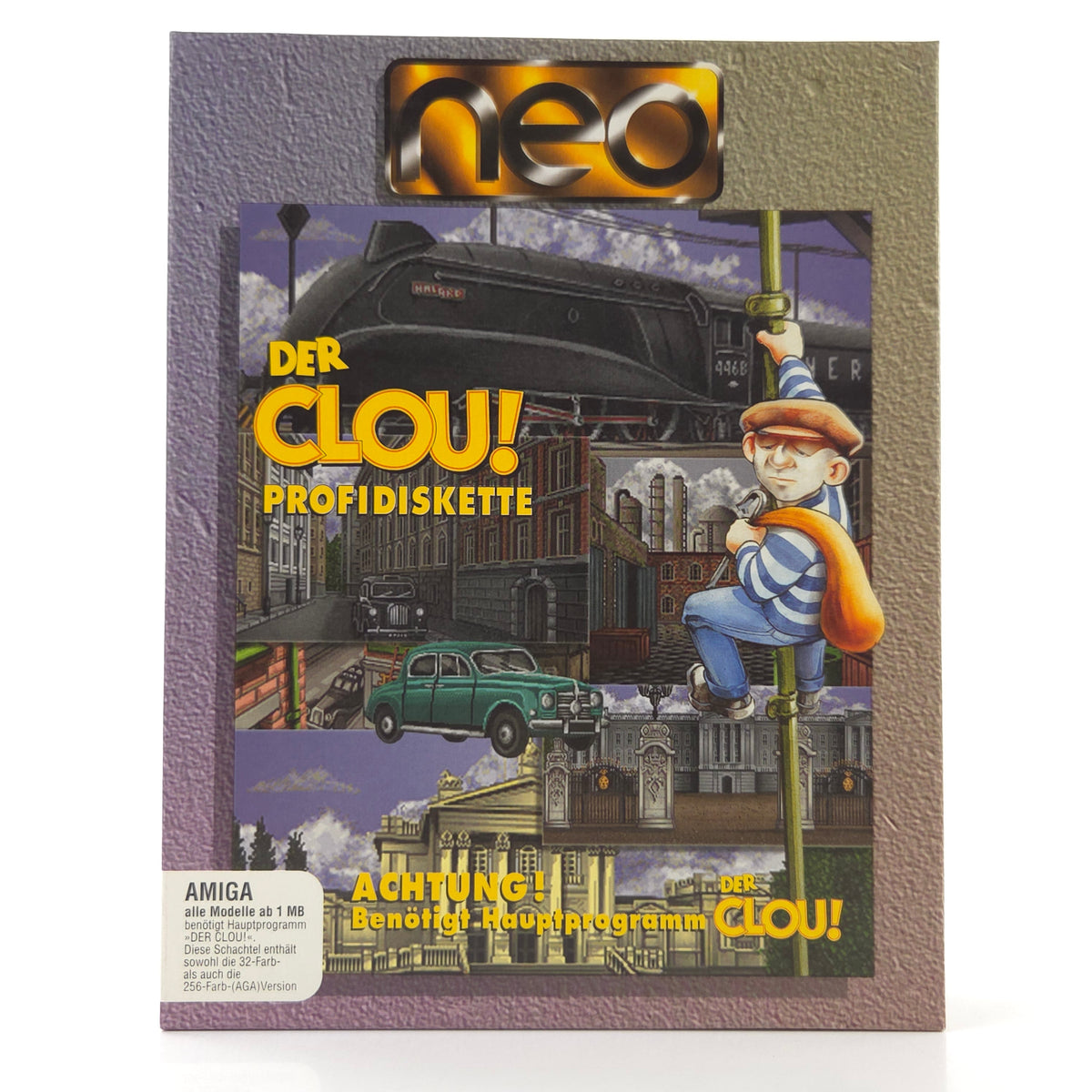 Amiga Spiel Der Clou Profidiskette Big Box OVP PAL