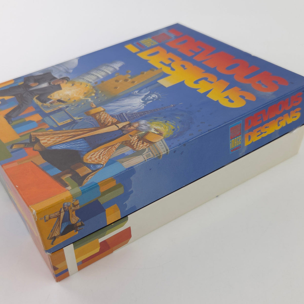 Amiga Spiel Devious Designs Big Box OVP Diskette PAL