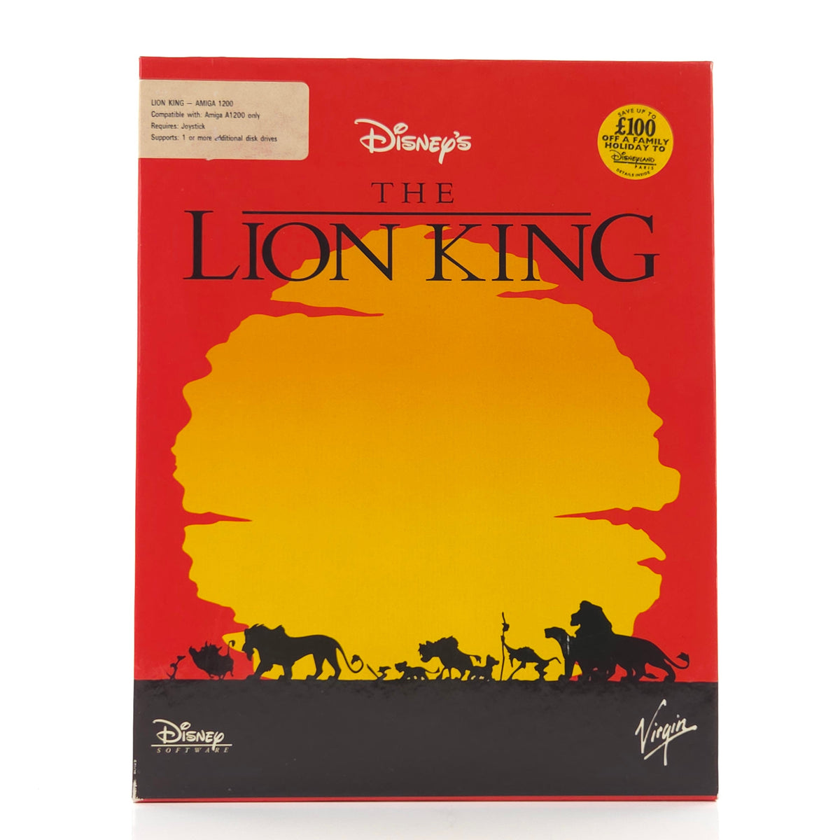 Amiga Spiel Disney The Lion King Big Box OVP PAL Virgin