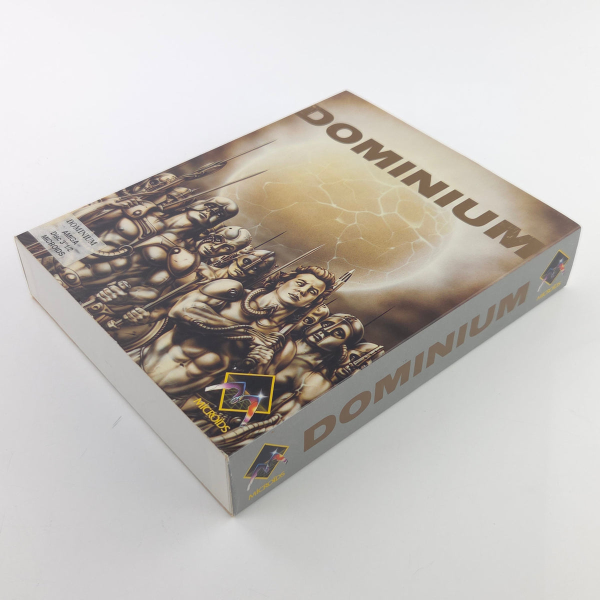Amiga Spiel Dominium Microids Big Box OVP PAL Diskette