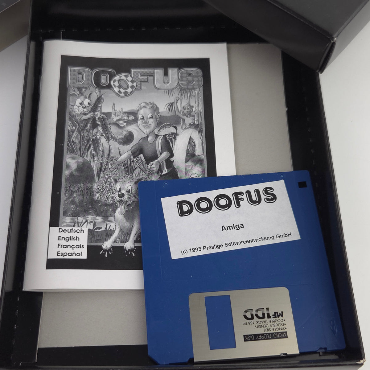 Commodore Amiga Spiel Doofus Big Box OVP PAL 1993 Prestige