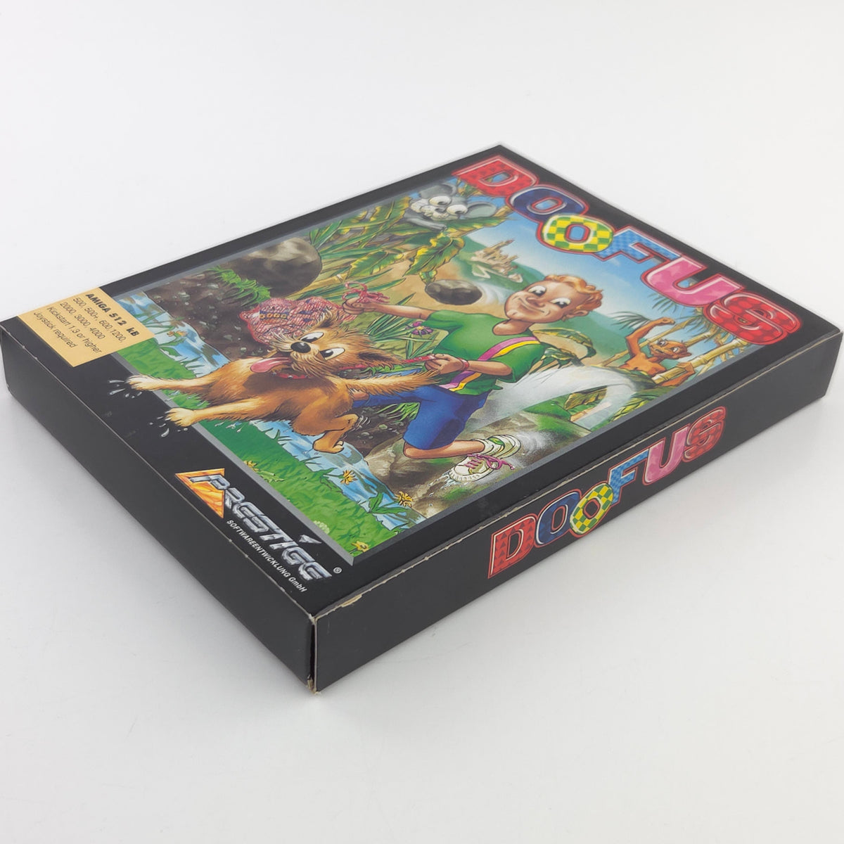 Commodore Amiga Spiel Doofus Big Box OVP PAL 1993 Prestige