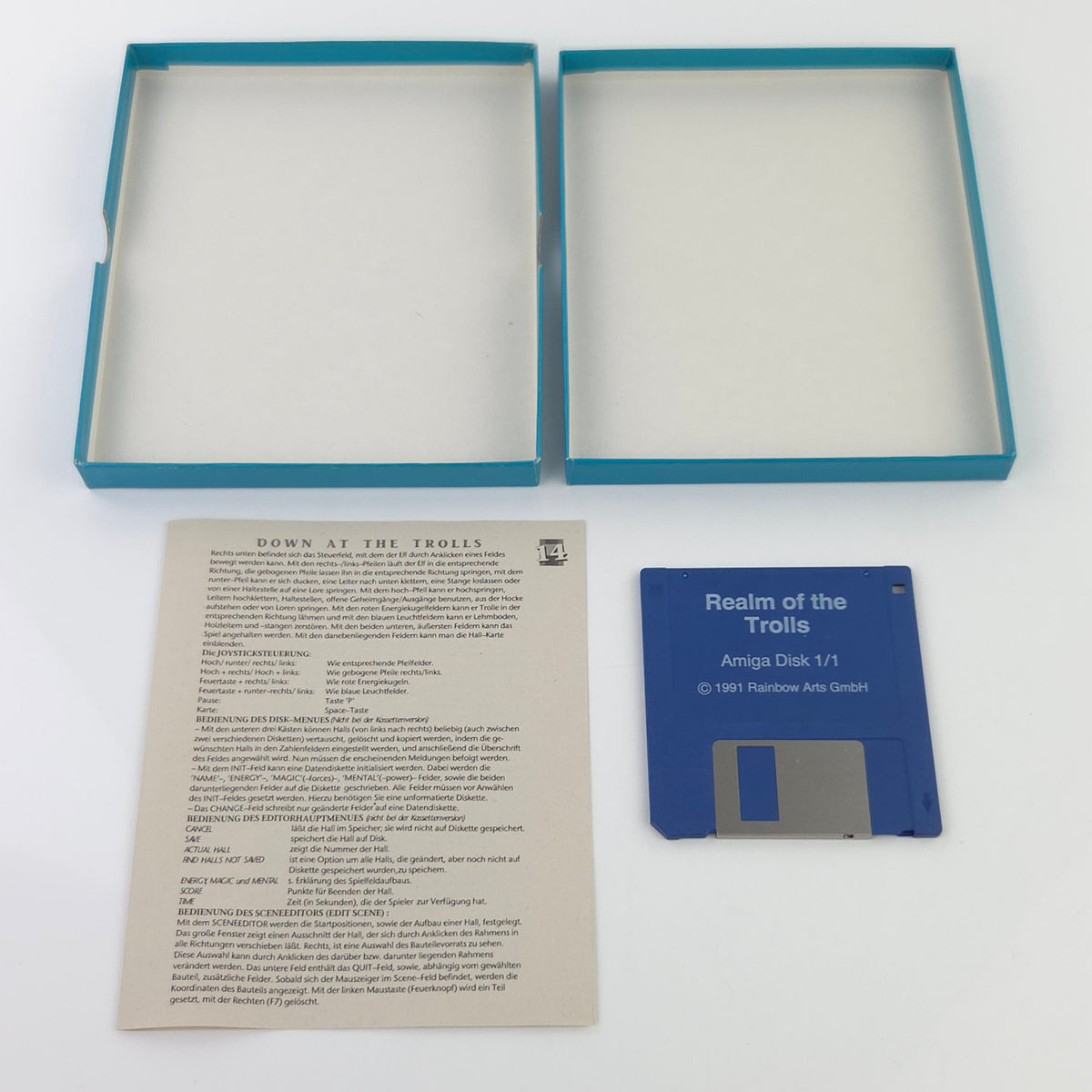 Commodore Amiga Spiel – Down at the Trolls (OVP)