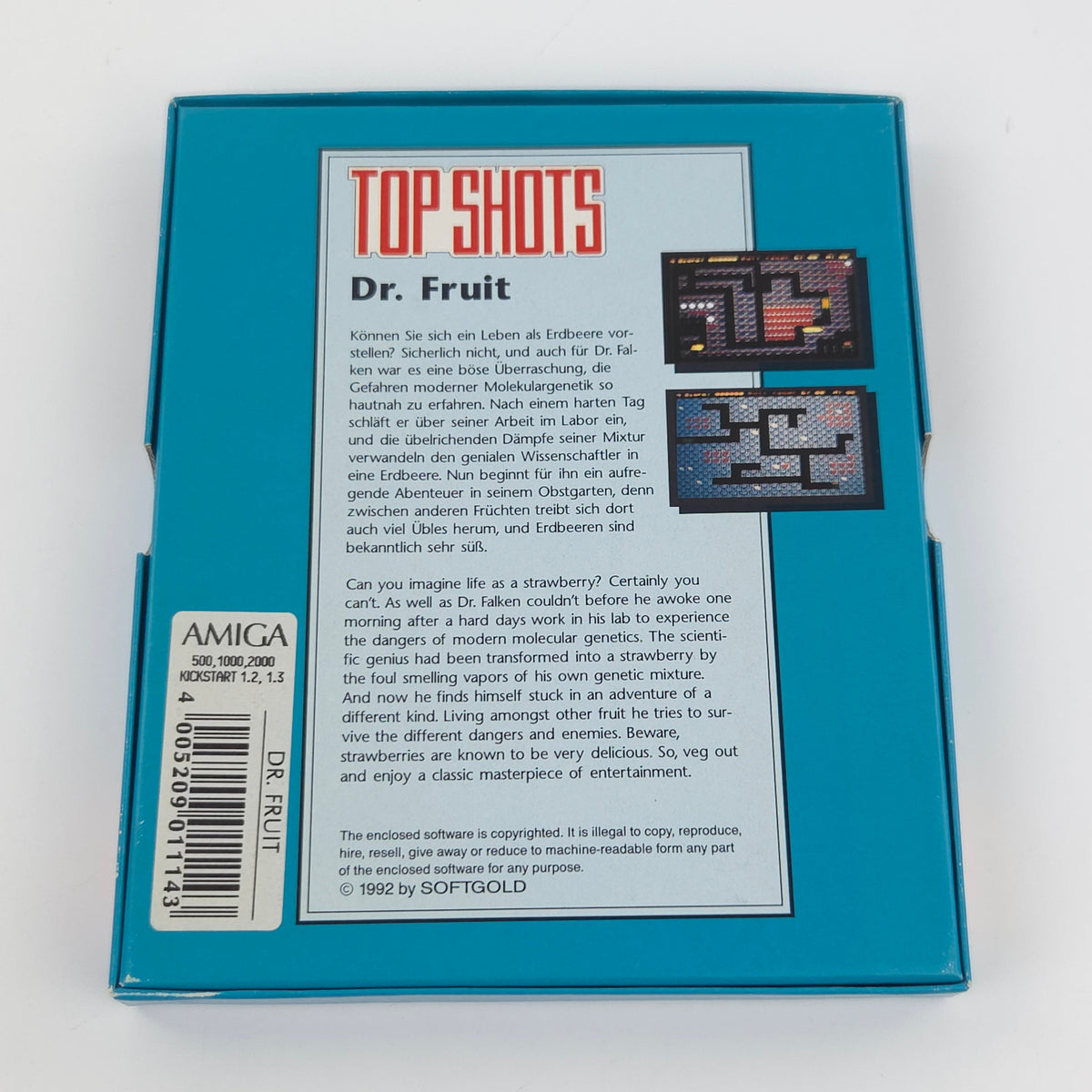 Commodore Amiga Spiel – DR. Fruit (OVP PAL)