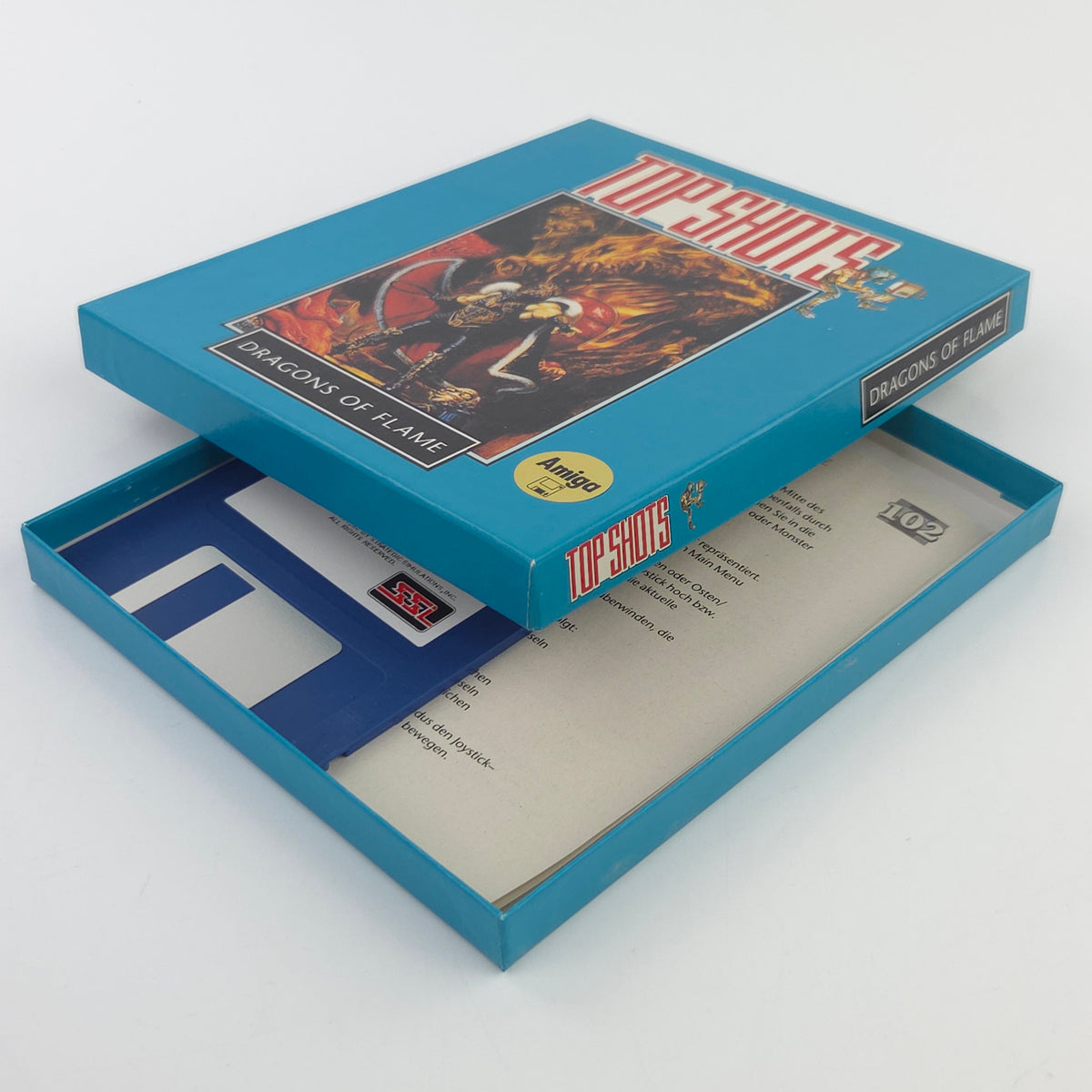 Commodore Amiga Spiel – Dragons of Flame (OVP)