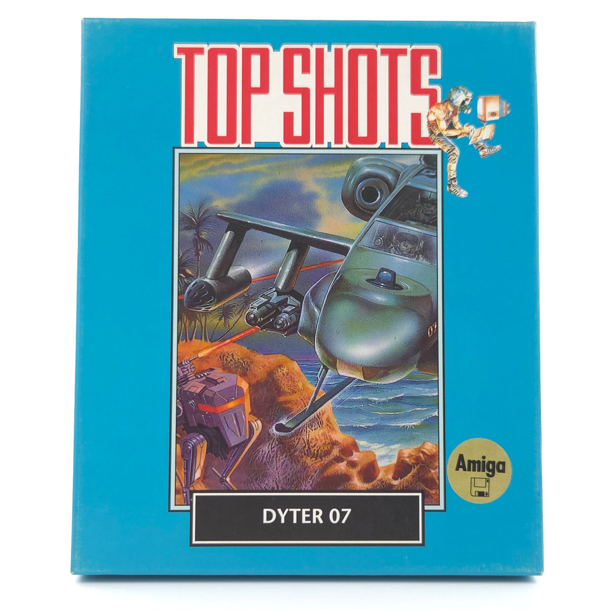 Amiga Spiel Dyter 07 Top Shots OVP CBM Disk PAL 1990