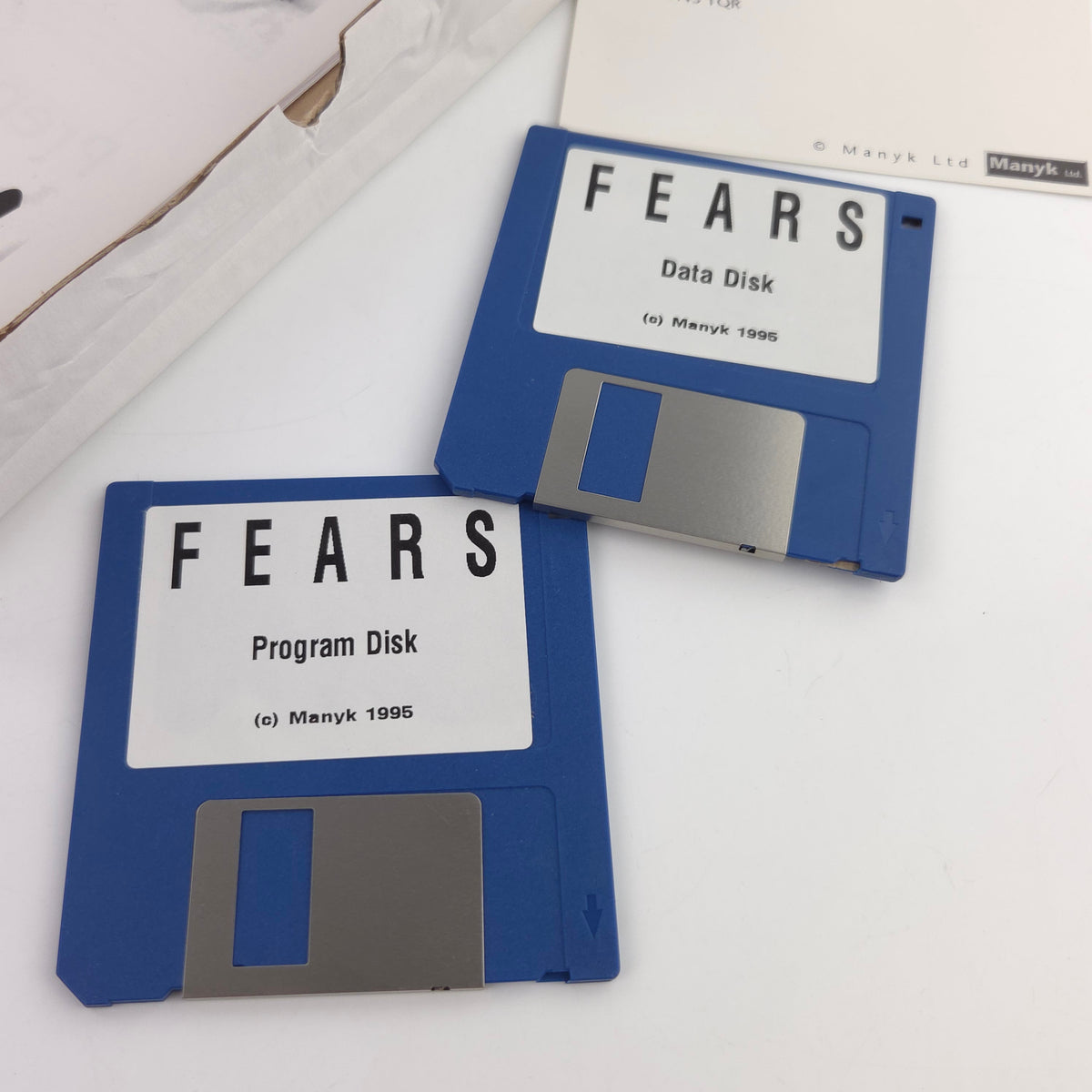 Amiga Spiel Fears Manyk CBM Diskette OVP PAL A1200