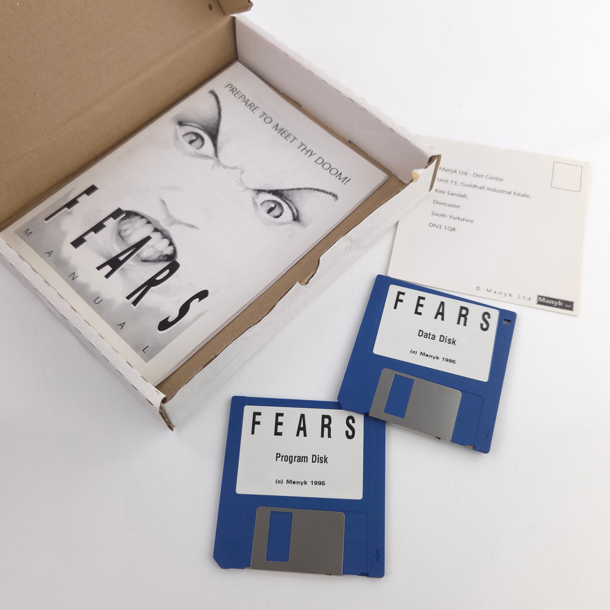 Amiga Spiel Fears Manyk CBM Diskette OVP PAL A1200