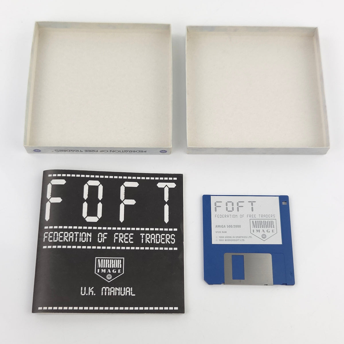 Commodore Amiga Spiel – Federation of Free Traders OVP