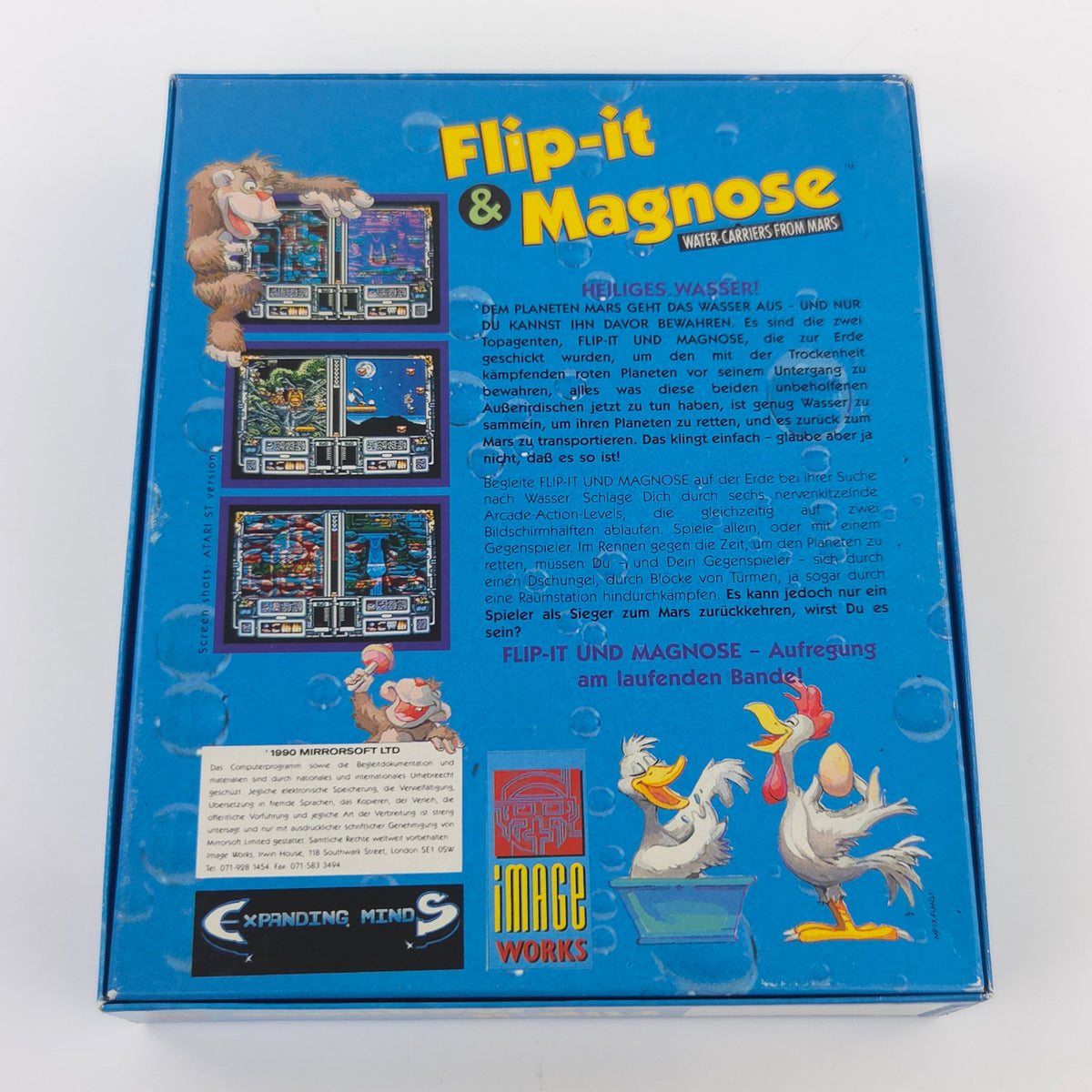 Commodore Amiga Spiel – Flip-it & Magnose (OVP PAL)