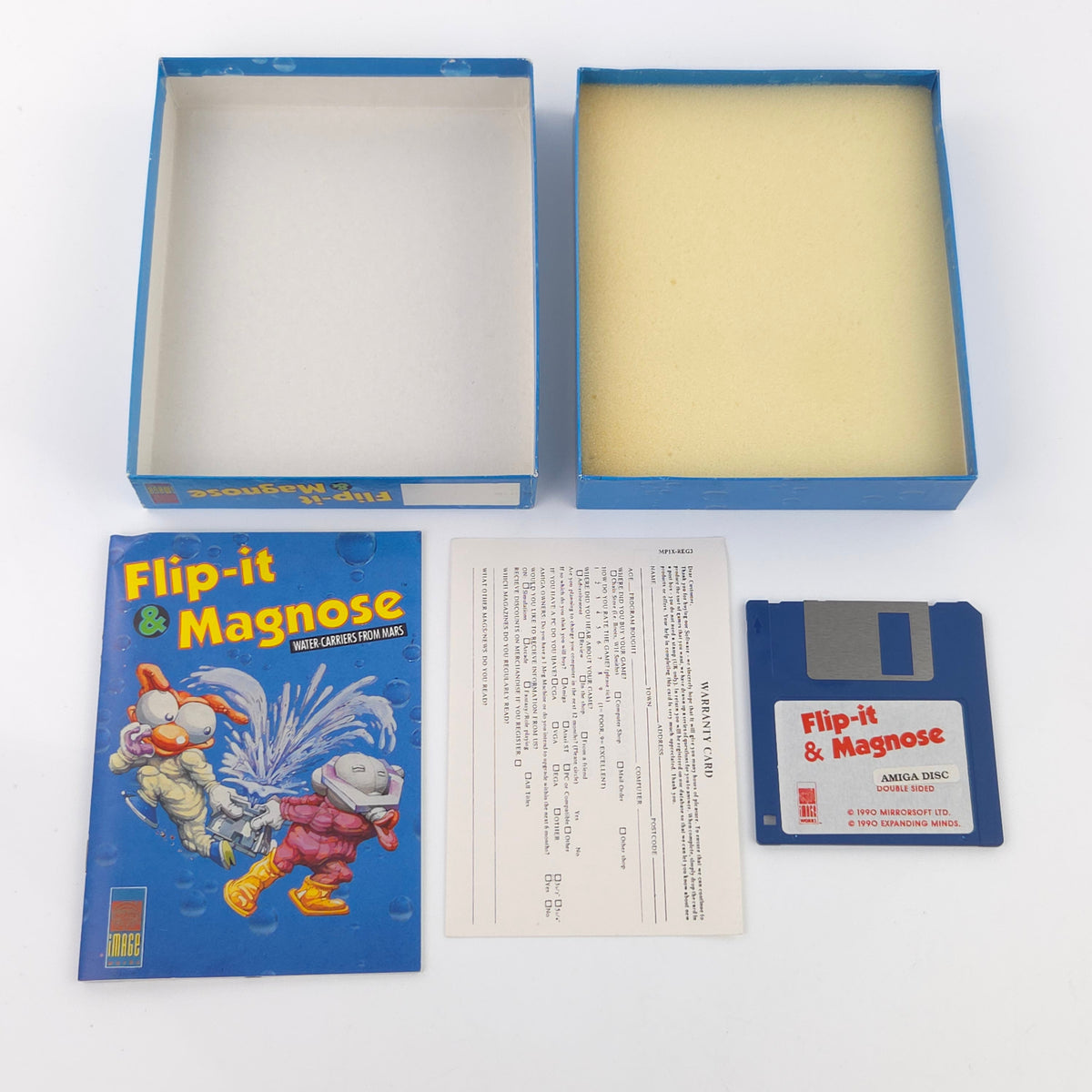Commodore Amiga Spiel – Flip-it & Magnose (OVP PAL)
